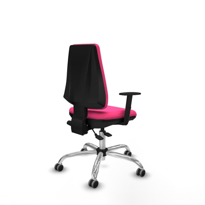 PIQUERAS Y CRESPO Silla de oficina Elche Rosa con mecanismo Asincro PIQUERAS Y CRESPO Silla de oficina Elche Rosa con mecanismo Asincro