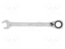 NEO TOOLS Llave plana-estriada con trinquete de 27mm