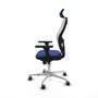 PIQUERAS Y CRESPO Silla de oficina Jorquera Azul Marino y Blanco