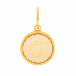 Alex And Ani Charm Letra A ACA BR Dorado