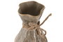 DKD Home Decor Set de 3 Jarrones de Metal y Cuerda Dorado