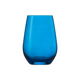 Schott Zwiesel Vaso Viña Azul 0,56 l (56 cl) de Cristal - 127 mm de Alto, 90 mm de Diámetro, Borde Fino (Set de 6)