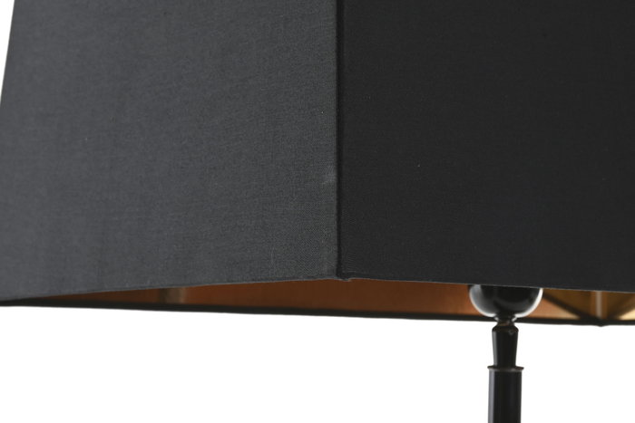 DKD Home Decor Lámpara de Acero Patinado Negro