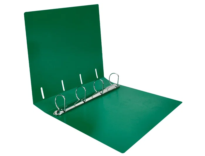 Liderpapel Carpeta 4 Anillas 40 mm Polipropileno DIN A4 Verde Translucido