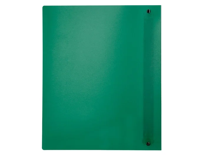 Liderpapel Carpeta 4 Anillas 40 mm Polipropileno DIN A4 Verde Translucido