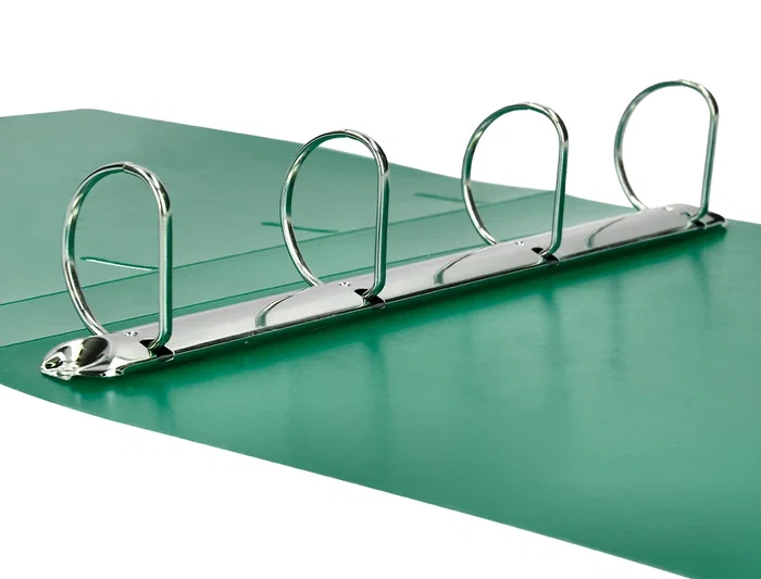 Liderpapel Carpeta 4 Anillas 40 mm Polipropileno DIN A4 Verde Translucido