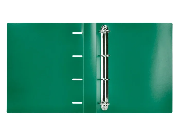 Liderpapel Carpeta 4 Anillas 40 mm Polipropileno DIN A4 Verde Translucido