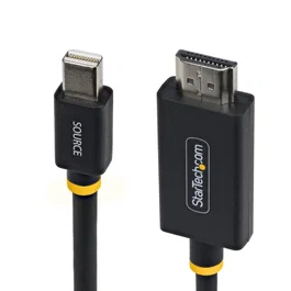 StarTech.com 1M-MDP-HDMI2-4K60 Adaptador de Cable Mini DisplayPort a HDMI Negro 1m