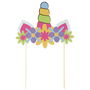 Party Time Juego de 2 Decoración Tartas Unicornio Licorne