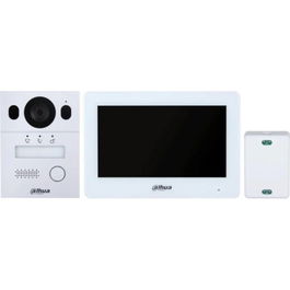 Dahua KTX01(S)/VTO2003F/VTH5123H-W-S2 Kit Videoportero 2 Hilos Wi-Fi Pantalla Táctil 7" IP65 IK07