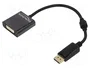 DeLOCK Adaptador DisplayPort 1.2 macho a DVI hembra 4K negro