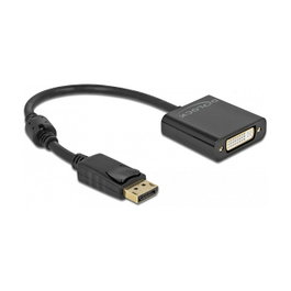 DeLOCK Adaptador DisplayPort 1.2 macho a DVI hembra 4K activo negro