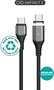 eSTUFF Cable Magnético USB-C INFINITE - 2 m - PD 100W - 480 Mbps - Cable Super Suave sin PVC con Material 100% Reciclado