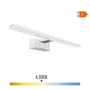 Edm Lámpara led de pared o espejo 8W 4000K 800lm Luz de Día 40 x 12,8 x 5,10 cm IP44 Aluminio ABS