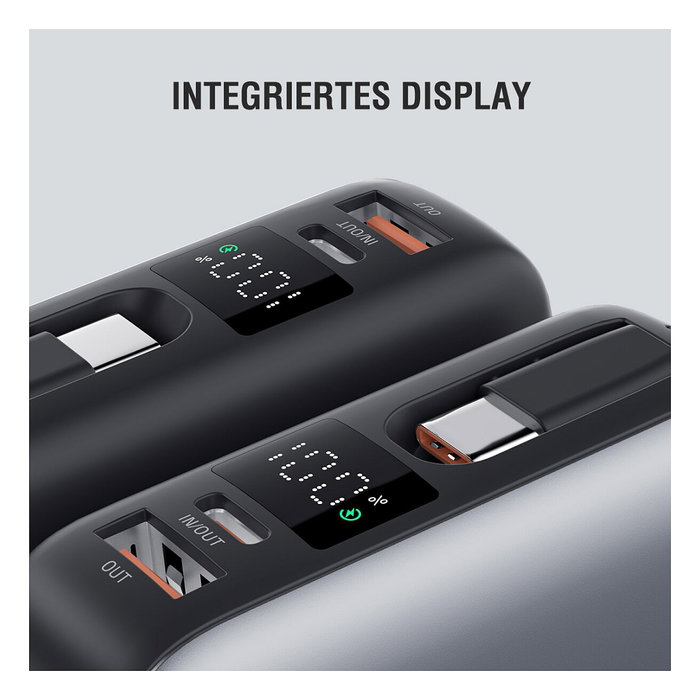 4smarts Powerbank Enterprise Compact 20000mAh 45W Gris Carga Rápida 4smarts Powerbank Enterprise Compact 20000mAh 45W Gris Carga Rápida
