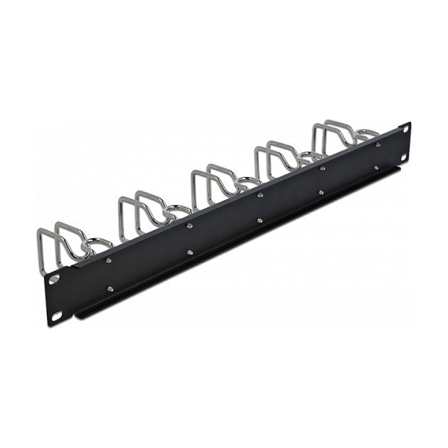 DeLOCK Panel de Gestión de Cables 19 pulg Negro DeLOCK Panel de Gestión de Cables 19 pulg Negro