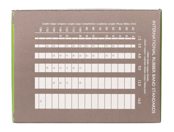 Q-connect Bandas elásticas 125 x 9 mm 100 gr número 12,5