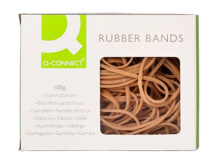 Q-connect Bandas elásticas 125 x 9 mm 100 gr número 12,5
