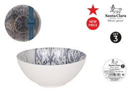 Inde Set de 3 Boles Horus Monaco 16cm