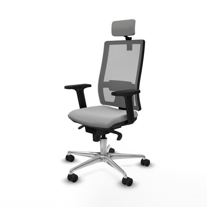 PIQUERAS Y CRESPO Silla de oficina Horna con Mecanismo Sincro, Gris PIQUERAS Y CRESPO Silla de oficina Horna con Mecanismo Sincro, Gris