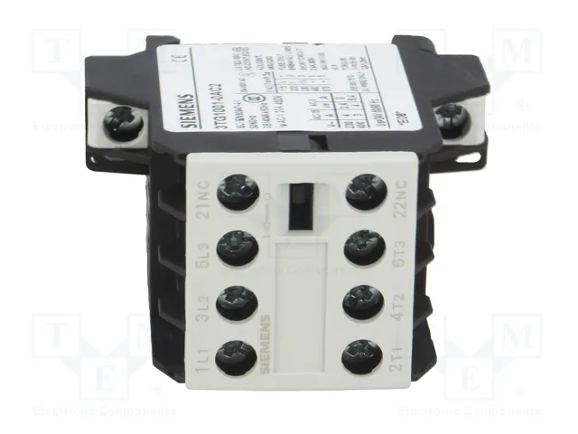 SIEMENS 3TG1001-0AC2 Contactor 4-polar 24VAC 8,4A SIEMENS 3TG1001-0AC2 Contactor 4-polar 24VAC 8,4A