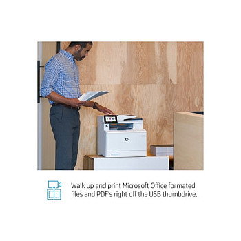 HP Color LaserJet Pro MFP M479fdw - Impresora Láser Color Multifunción 4 en 1 con WiFi, Duplex, ADF y LAN para Formato A4