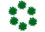 Innspiro Pompones Brillantes Verde 25mm 20u.