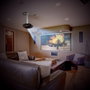 Techly 309661 Soporte de techo para proyectores ajustable de 54-90cm