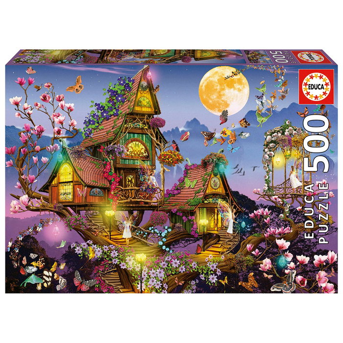 Educa Puzzle 500 piezas Casa de las Hadas 19554 Castillo de Ensueño para Niños +12 Años Educa Puzzle 500 piezas Casa de las Hadas 19554 Castillo de Ensueño para Niños +12 Años