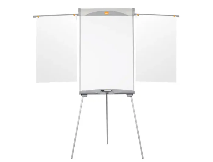Nobo Pizarra blanca caballete magnética de acero con trípode essence y brazos extensibles 1845 x 685 mm Nobo Pizarra blanca caballete magnética de acero con trípode essence y brazos extensibles 1845 x 685 mm