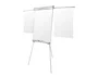 Nobo Pizarra blanca caballete magnética de acero con trípode essence y brazos extensibles 1845 x 685 mm