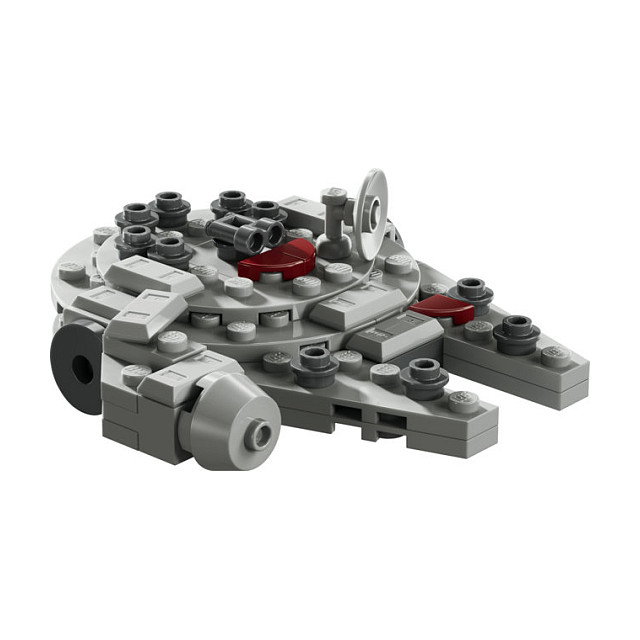 LEGO 30708 Star Wars - Mini Modelo Construcción Halcón Milenario de Star Wars, Juego de Construcción 74 Piezas, para Niños y Niñas 6 Años
