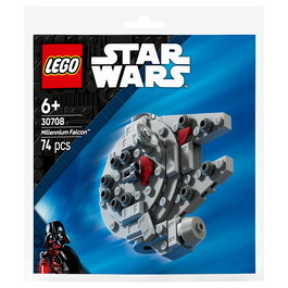 LEGO 30708 Star Wars - Mini Modelo Construcción Halcón Milenario de Star Wars, Juego de Construcción 74 Piezas, para Niños y Niñas 6 Años