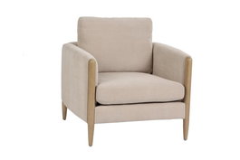 DKD Home Decor Butaca Tradicional Fresno Poliéster 82x82x82 cm