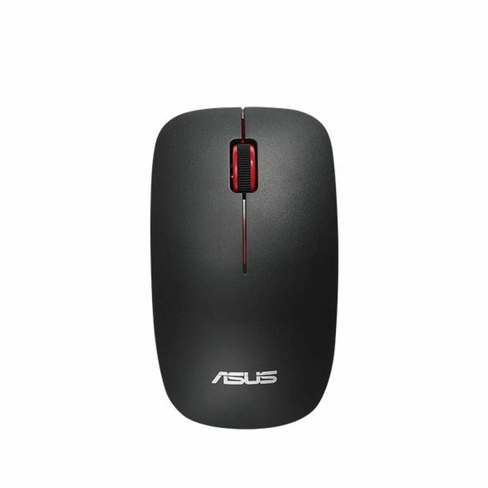ASUS WT300 Ratón óptico inalámbrico Negro/Rojo