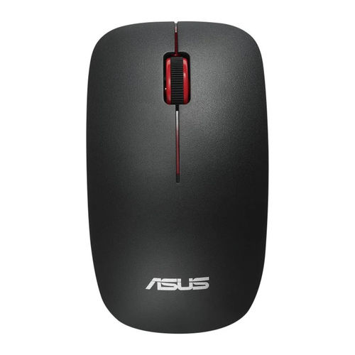 ASUS WT300 Ratón óptico inalámbrico Negro/Rojo