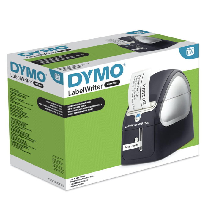 Dymo LabelWriter 450 Duo Negro y Plata