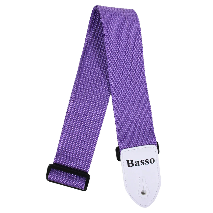 Correa Basso para Guitarra y Bajo Lila 5 cm Correa Basso para Guitarra y Bajo Lila 5 cm