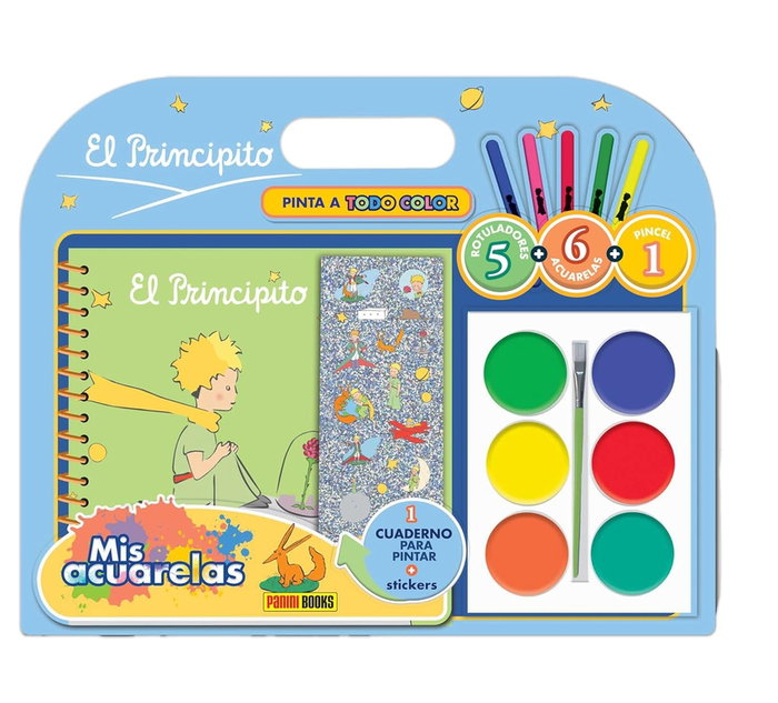 PANINI FONDO Acuarelas blister 'el principito'
