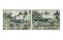DKD Home Decor Cuadro Lienzo Lago Palmeras 140x4x100