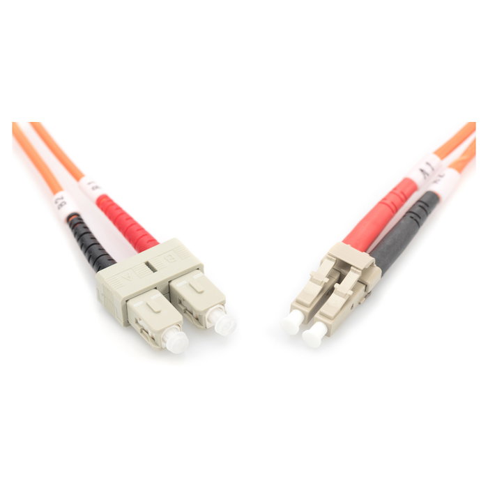 Digitus DK-2532-01 Cable de conexión de fibra óptica LC/SC OM2 Dúplex 1 m Digitus DK-2532-01 Cable de conexión de fibra óptica LC/SC OM2 Dúplex 1 m