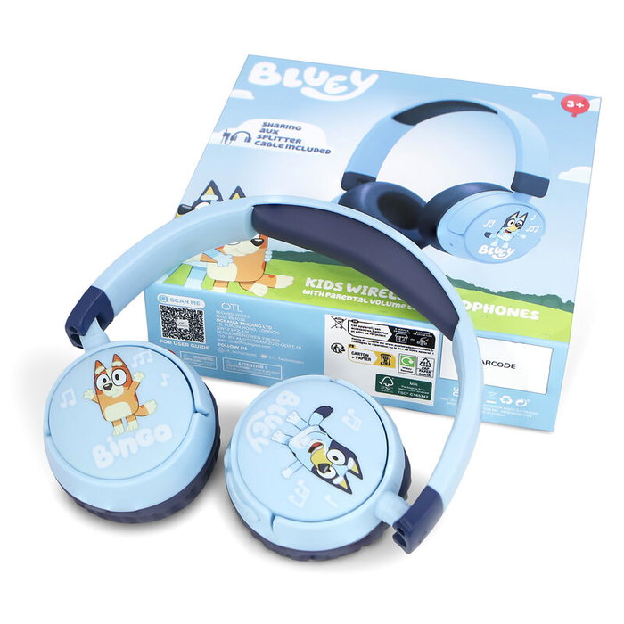 OTL TECHNOLOGIES Auriculares inalámbricos infantiles Bluey