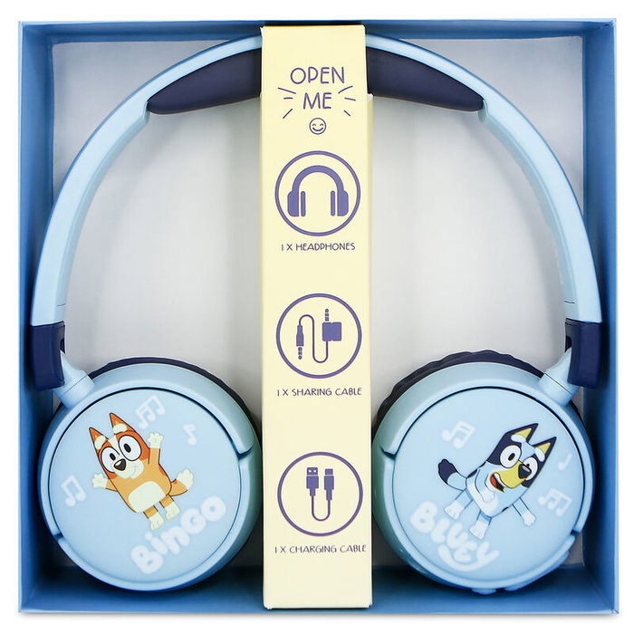 OTL TECHNOLOGIES Auriculares inalámbricos infantiles Bluey