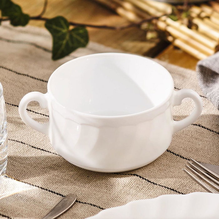 Arcoroc Bol Consomé Opal Trianon Blanco 30 cL