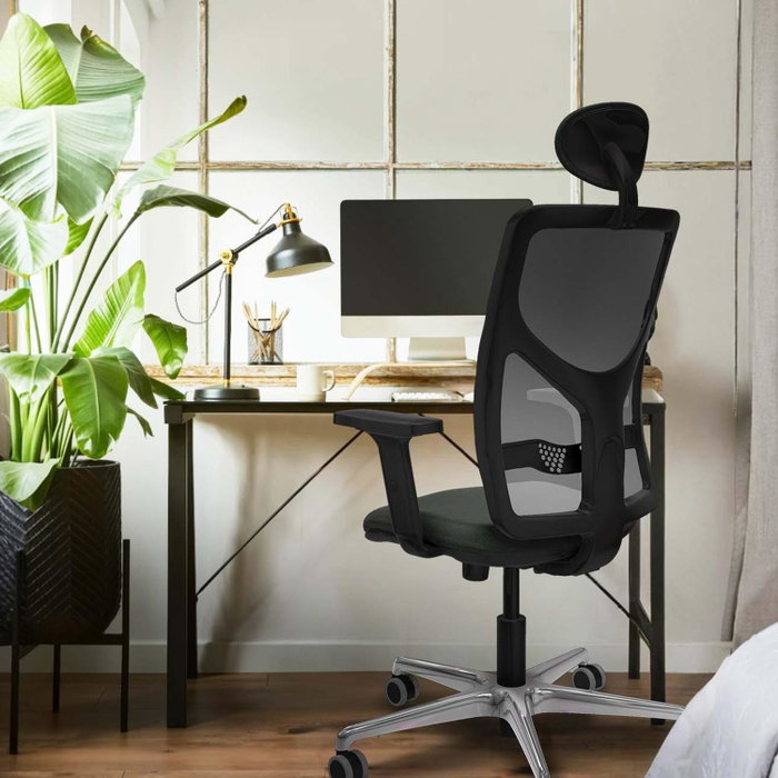 PIQUERAS Y CRESPO Silla de oficina Motilla con mecanismo Sincro, Tela Turquesa y Malla Blanca PIQUERAS Y CRESPO Silla de oficina Motilla con mecanismo Sincro, Tela Turquesa y Malla Blanca