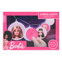 Paladone Luces Decorativas Barbie, Guirnalda Luminosa con 10 Luces LED de 130cm, Funciona con 2 Baterías AA, Incluye 20 Pegatinas Reutilizables