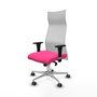 PIQUERAS Y CRESPO Sillón Albacete Rosa y Blanco con Mecanismo Sincro