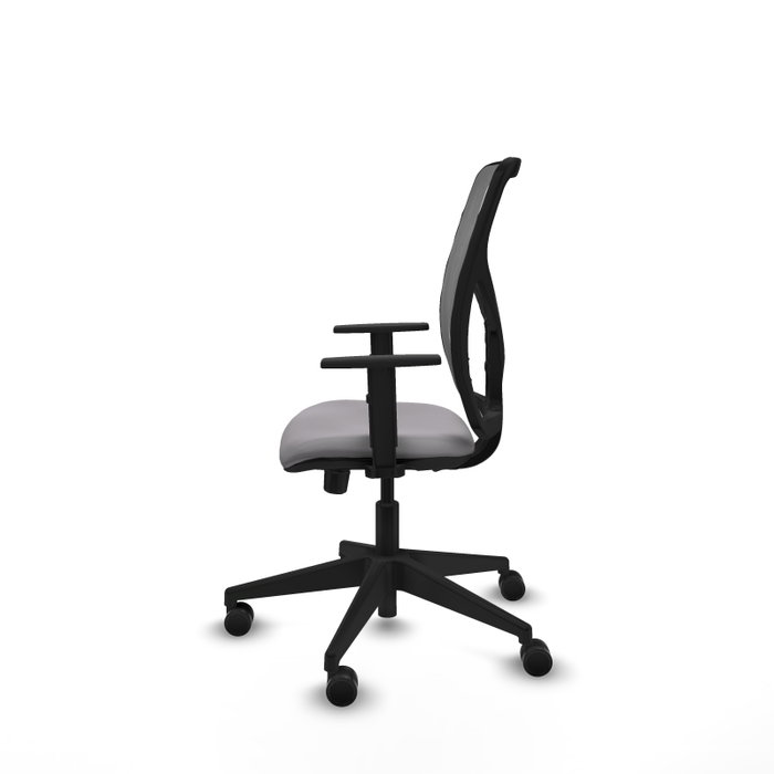 PIQUERAS Y CRESPO Silla de oficina Motilla Gris con Mecanismo Sincro/Traslack