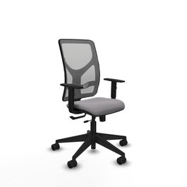 PIQUERAS Y CRESPO Silla de oficina Motilla Gris con Mecanismo Sincro/Traslack