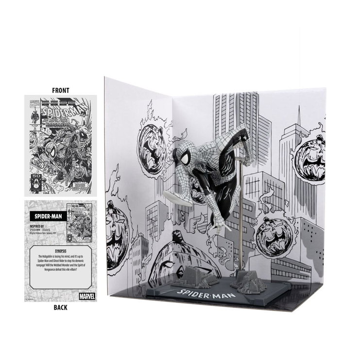 Marvel Collection Estatua PVC 1/10 Spider-Man (Spider-Man #6)(Line Art)(Gold Label) 10 cm Marvel Collection Estatua PVC 1/10 Spider-Man (Spider-Man #6)(Line Art)(Gold Label) 10 cm